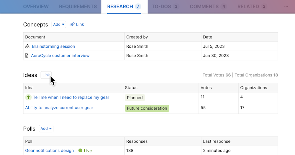 Aha! Roadmaps | Introduction to features and activities | Aha! software