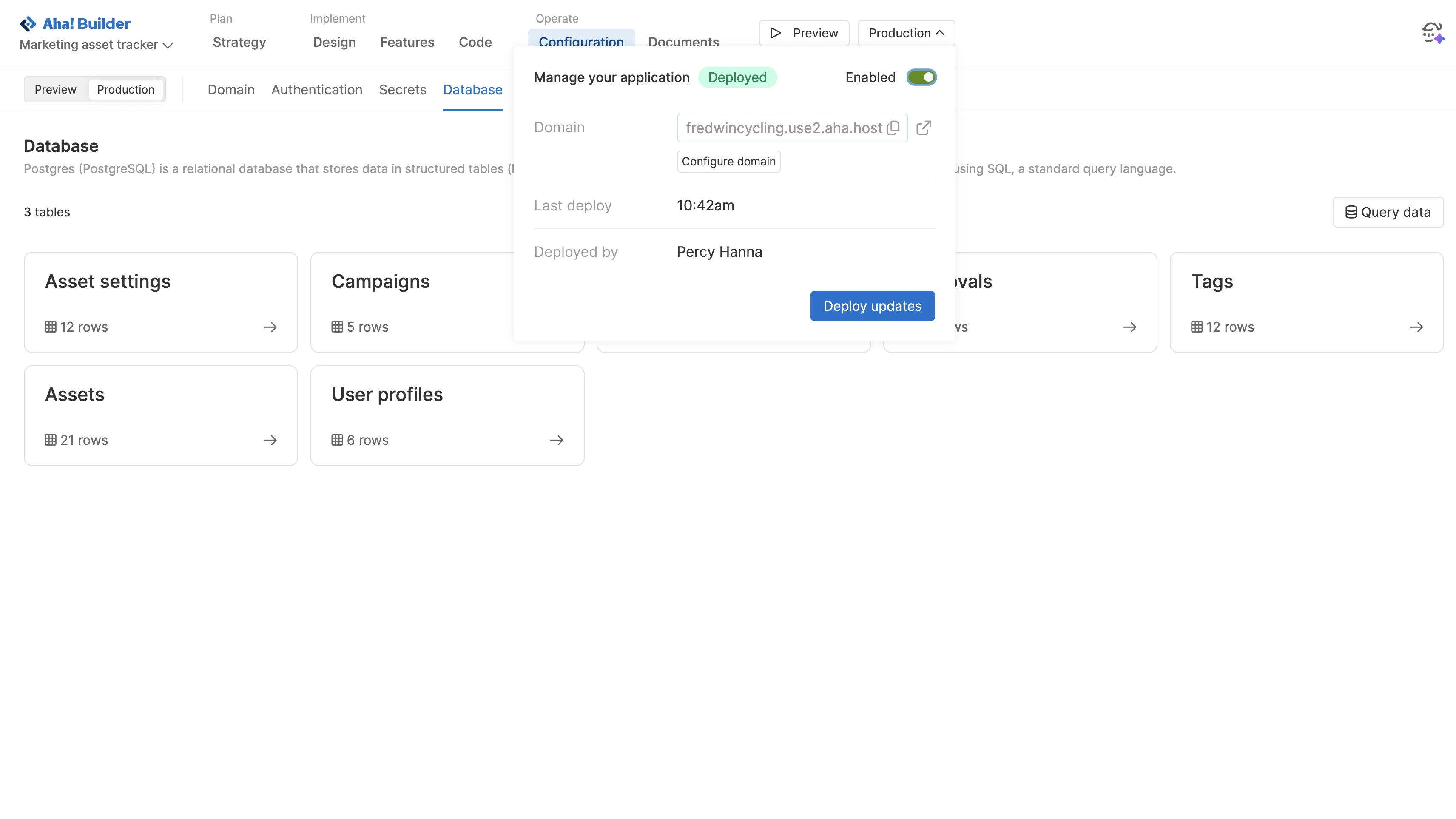 Move from preview to production
