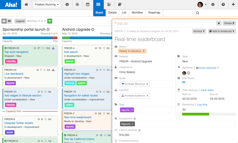 Just Launched! — How We Redesigned the Aha! User Interface Aha!