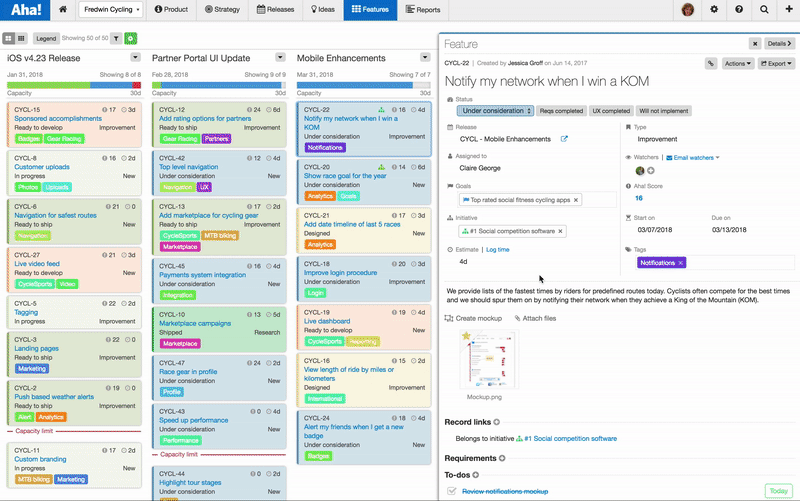 Jira Roadmap Tool Aha