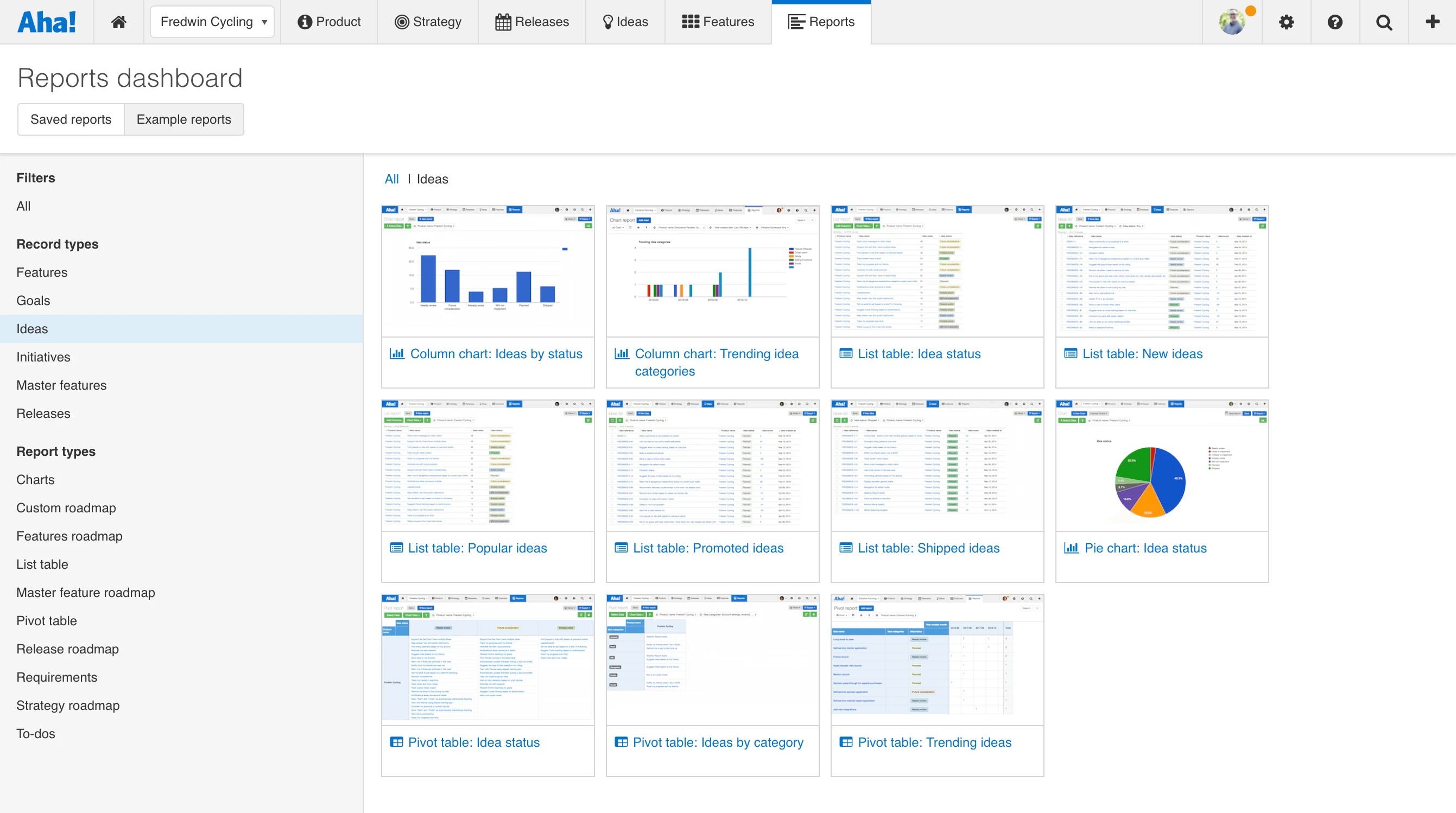 Just Launched! — New Reports to Track Trending Ideas