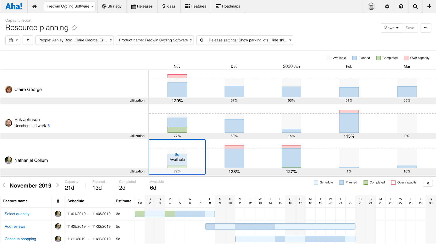 Just Launched! — New Capacity Report for Better Resource Planning | Aha ...