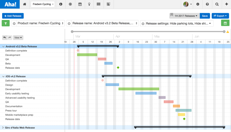 Blog - Just Launched! — Visualize Your Release Schedules - inline image