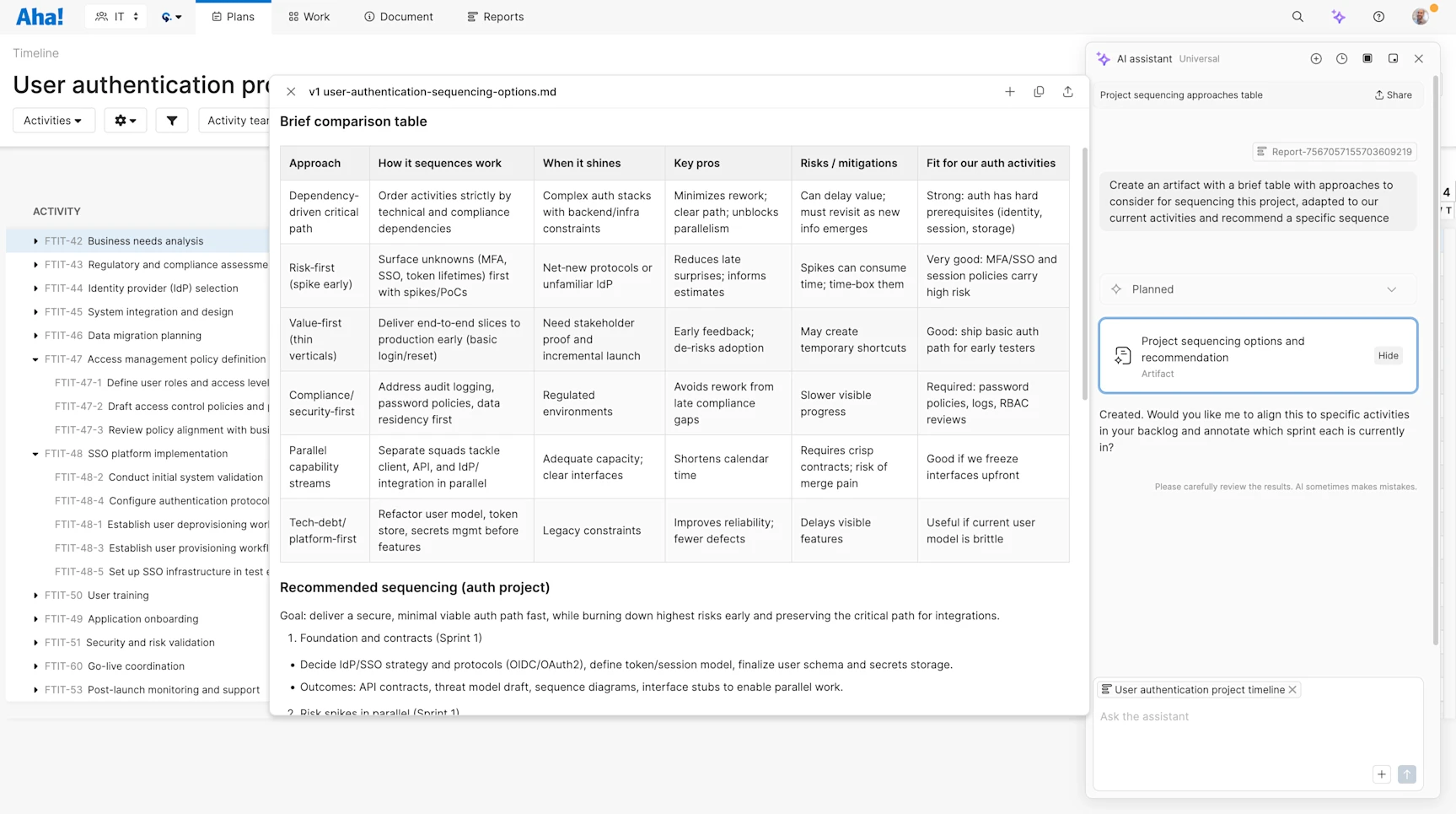 Aha! Teamwork AI Assistant — Accelerate Project Delivery
