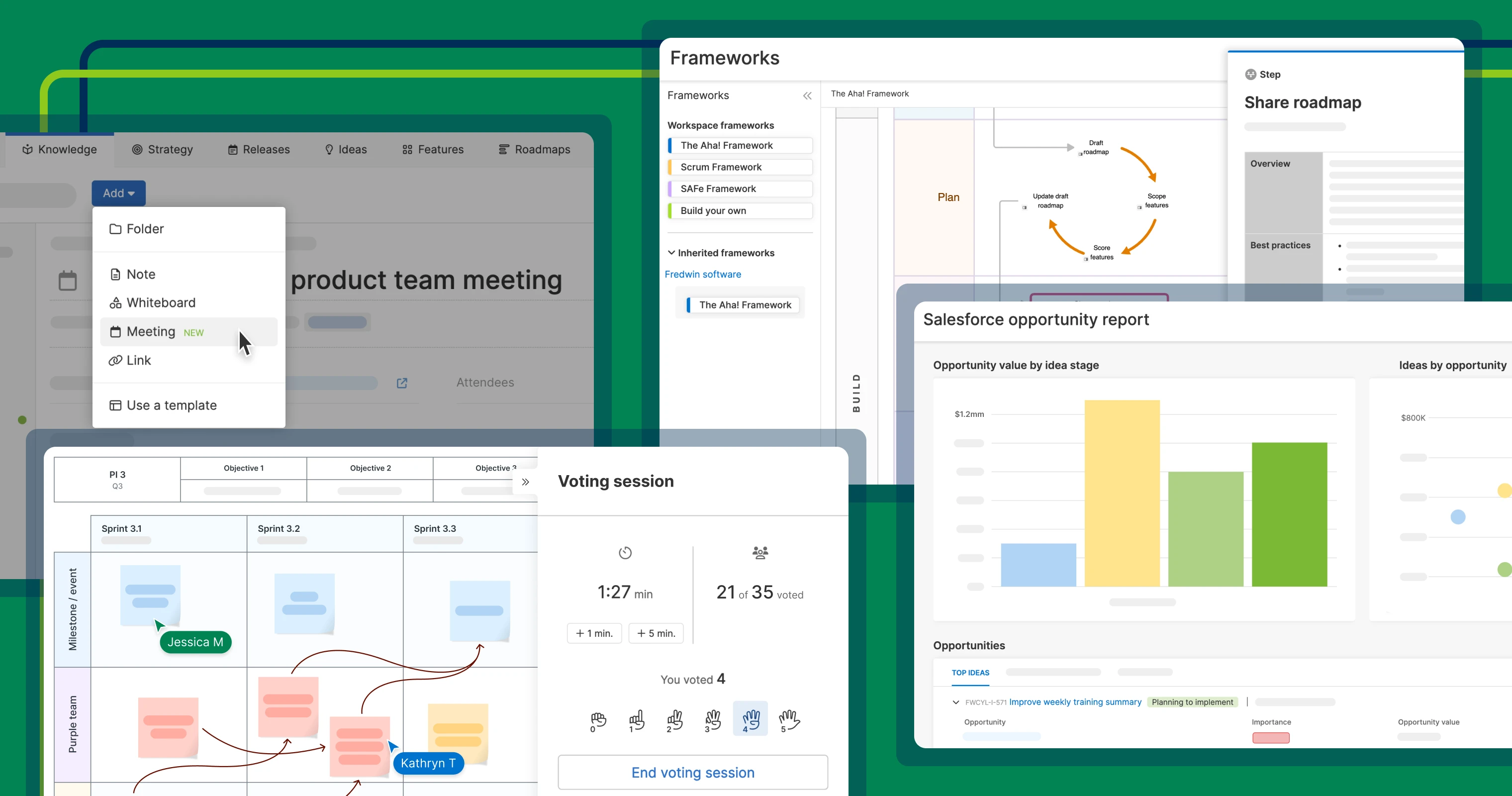 The top Aha! software features launched in Q2 2024