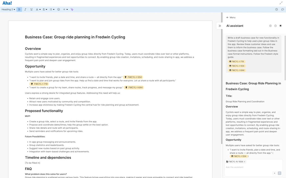 Meet the New Aha! Text Editor