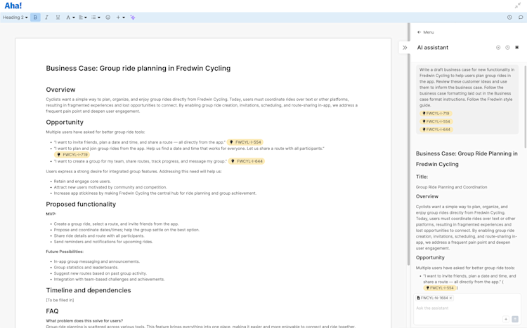 Apply custom instructions so the AI assistant follows your team's style or formatting standards.