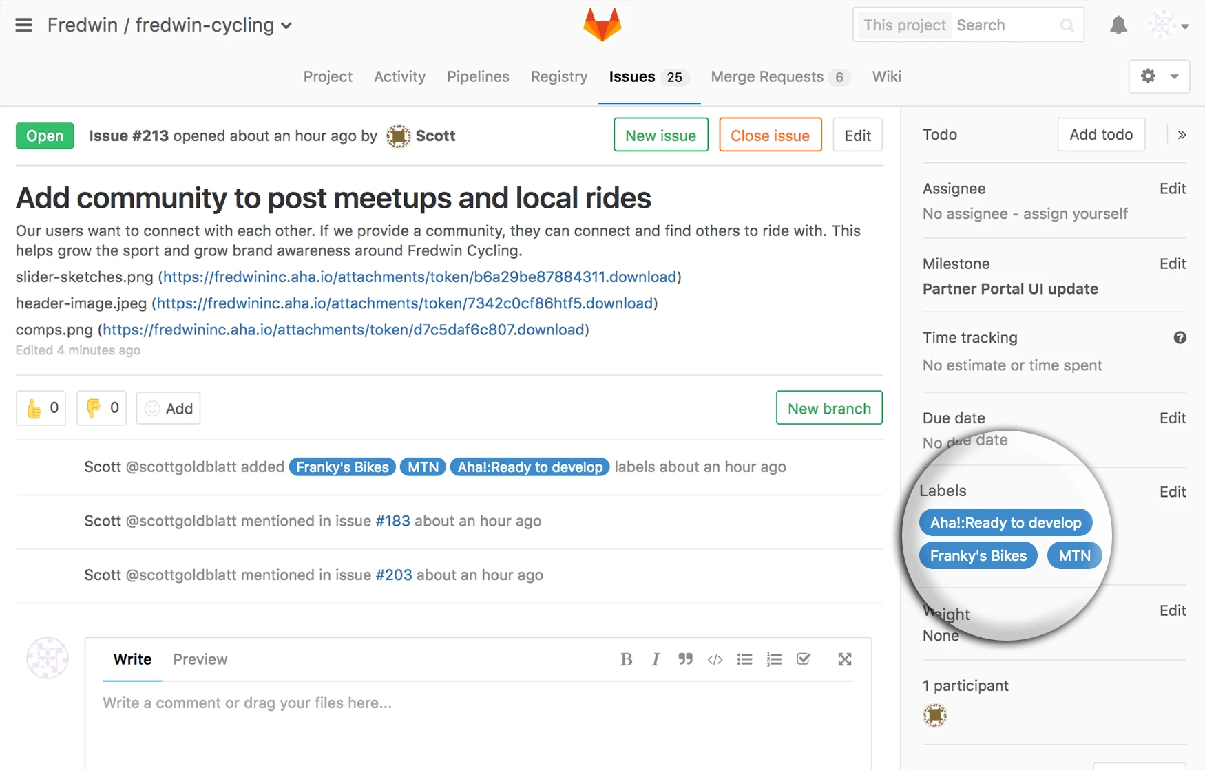 Blog - Just Launched! — Aha! Integrated With GitLab - inline image