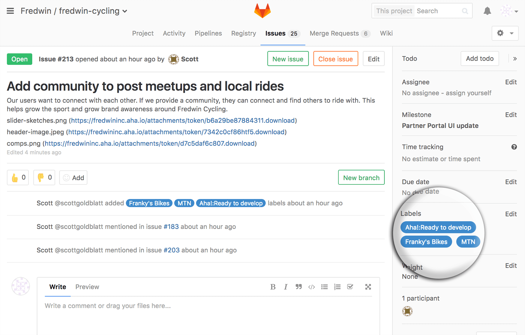 Blog - Just Launched! — Aha! Integrated With GitLab - inline image