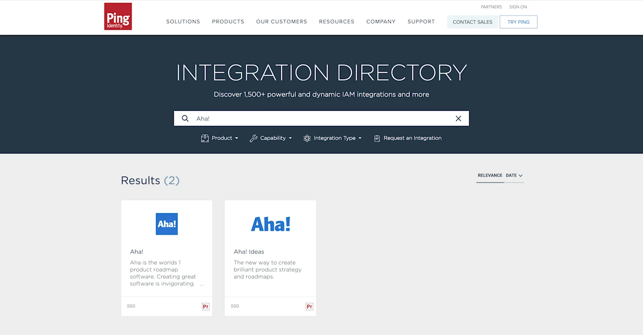 Ping Identity Roadmap Tool Integration