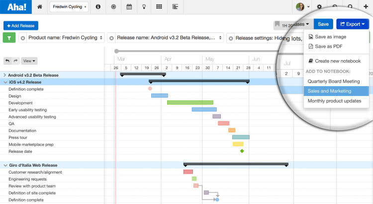 Blog - Just Launched! — Visualize Your Release Schedules - inline image