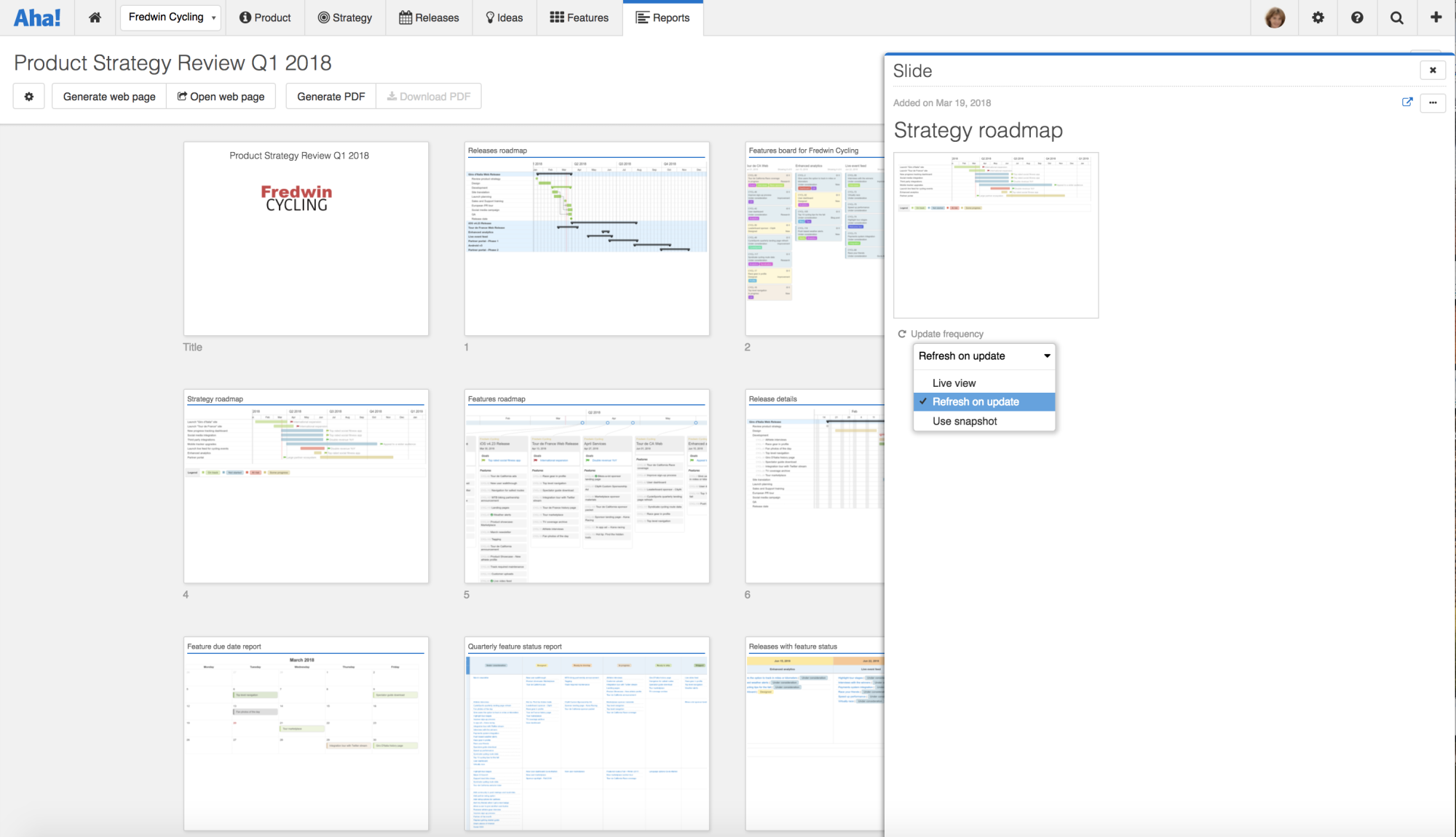 Blog - Just Launched! — Better Product Roadmap Presentations via Aha! Notebooks - inline image