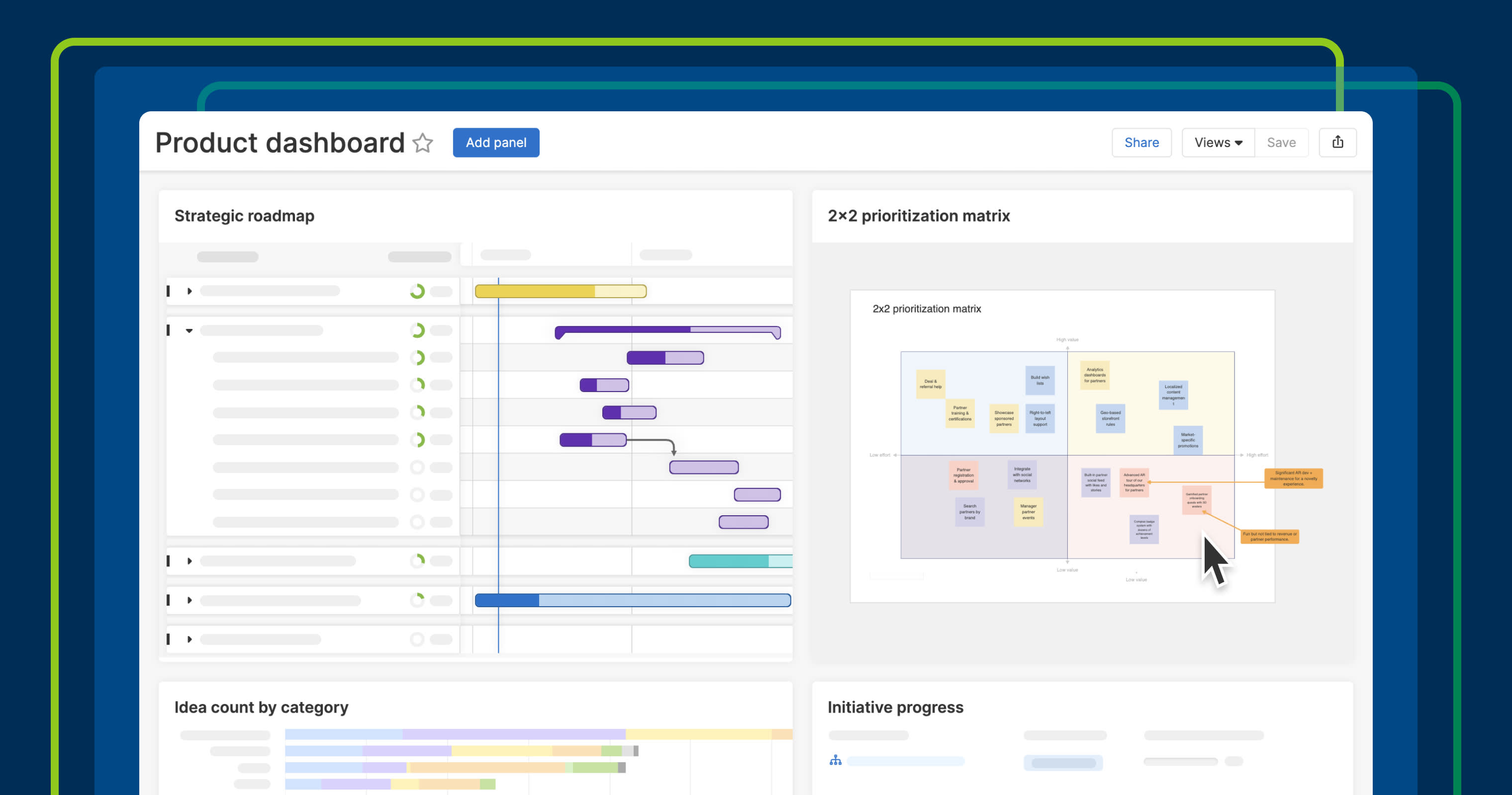 Add whiteboards to your product management dashboards