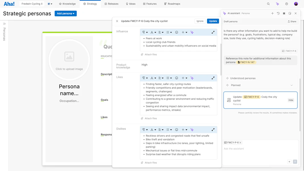 Use the Aha! AI Assistant To Draft Strategic Models, Positioning, and ...