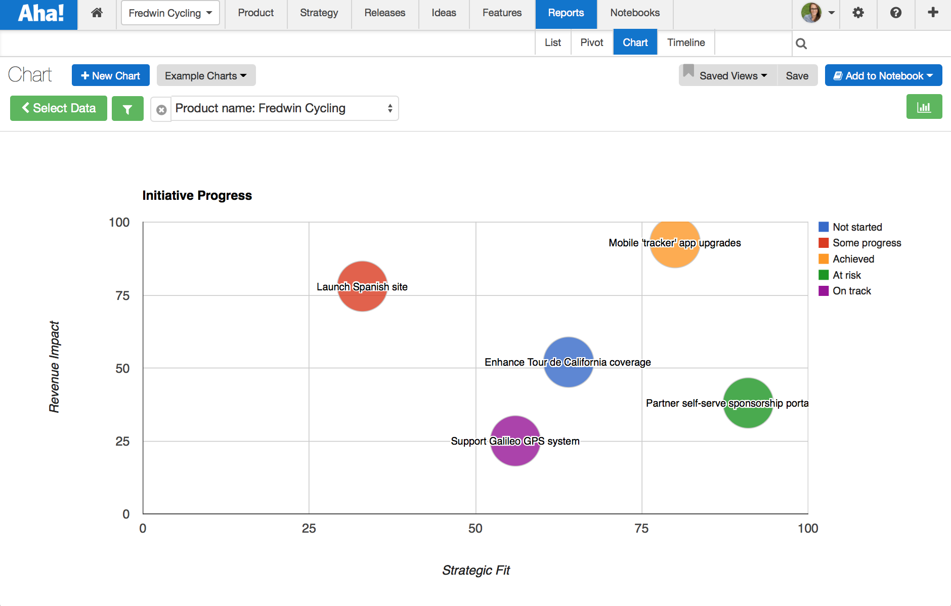 Blog - Just Launched! — Visualize Strategic Goals and Initiatives With Custom Charts - inline image