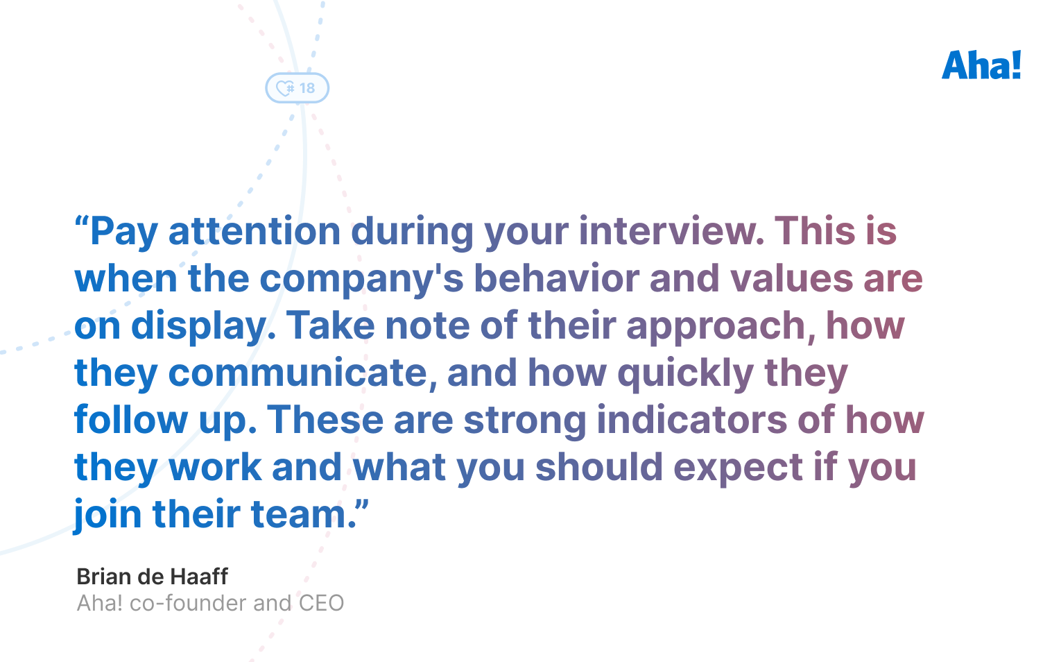 Product manager interview quote