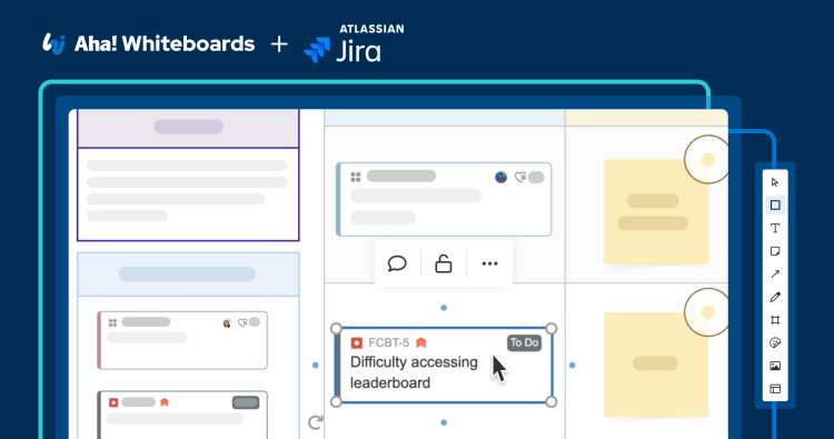 New Aha! Whiteboards + Jira integration
