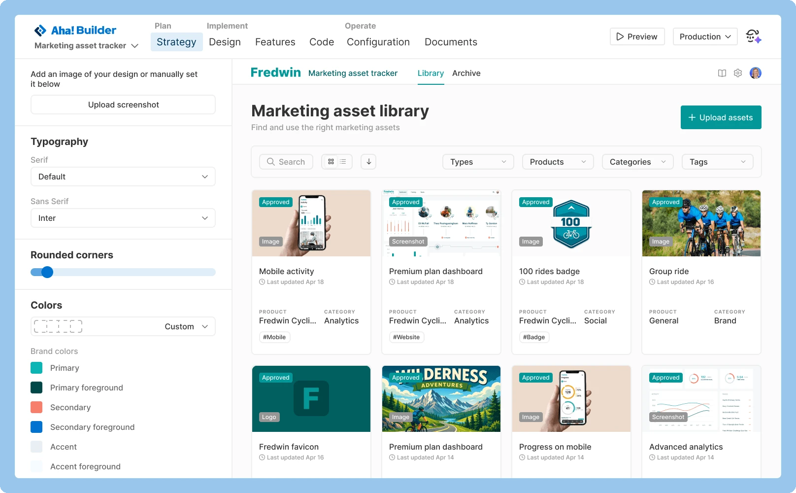 ID - Builder - Overview - Match your brand style