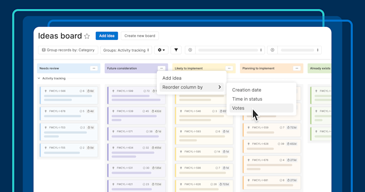Streamline idea management with a brand-new Ideas board