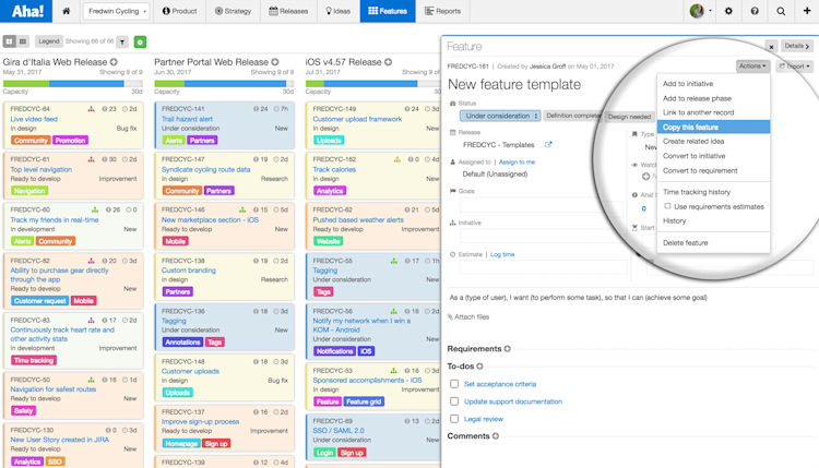 Blog - Just Launched! — Create Feature Templates With Preset To-dos - inline image