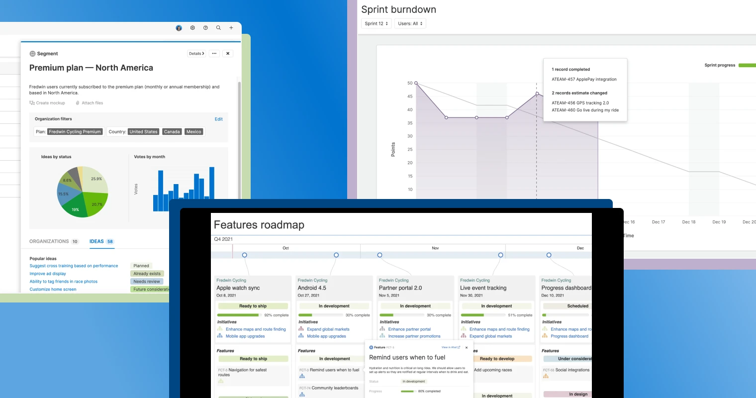 Most popular new Aha! features launched in Q4 2021