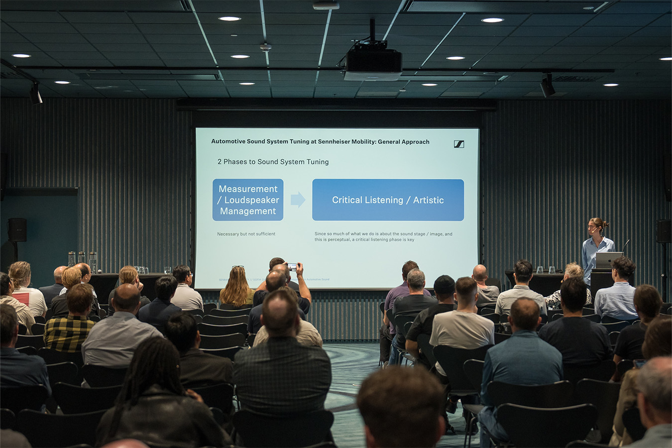 2024_AES_Gothenburg_Sofia explaining measurement and listening