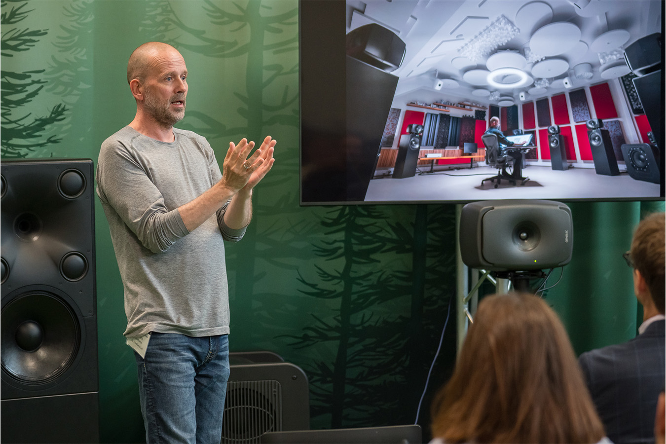 2024_AES_Gothenburg_Morten detailing recording in the Forest room