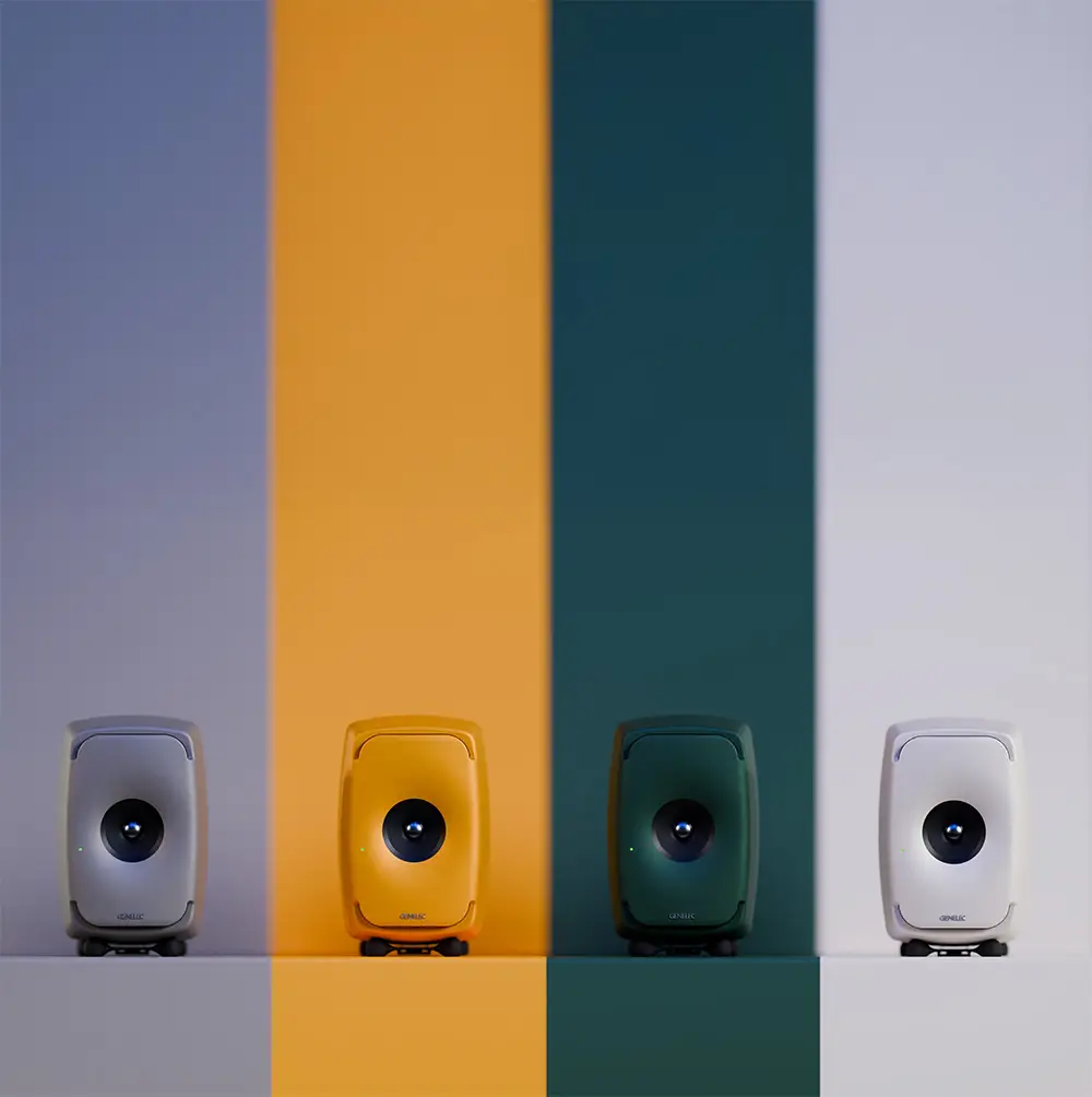 GENELEC 8341 ② Genelec 8341 SAM 3-way Coaxial Powered Studio Monitor - Dark Grey