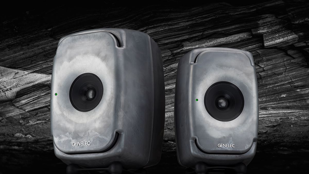 Genelec RAW-högtalare i obehandlat återvunnet aluminium
