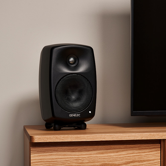 TV and Genelec Monitor
