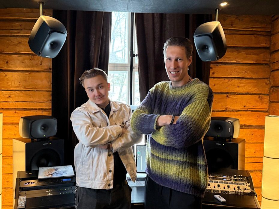 Mico Lonka & Tatu Säisä at the Genelec Helsinki Experience Centre