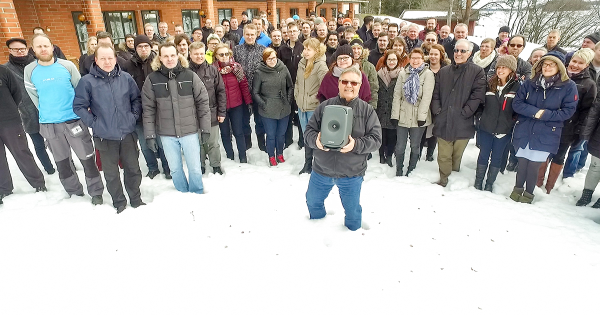 Lars-Olof & Genelec team