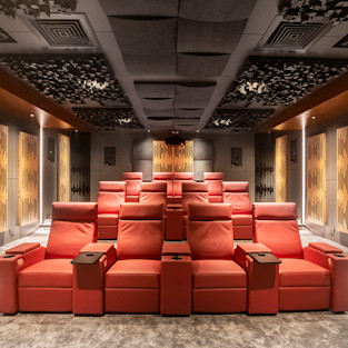 Home Theatre with Genelec monitors