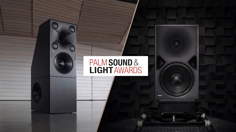 Genelec's 8380A and 8381A recognised at PALM Sound & Light Awards 2026