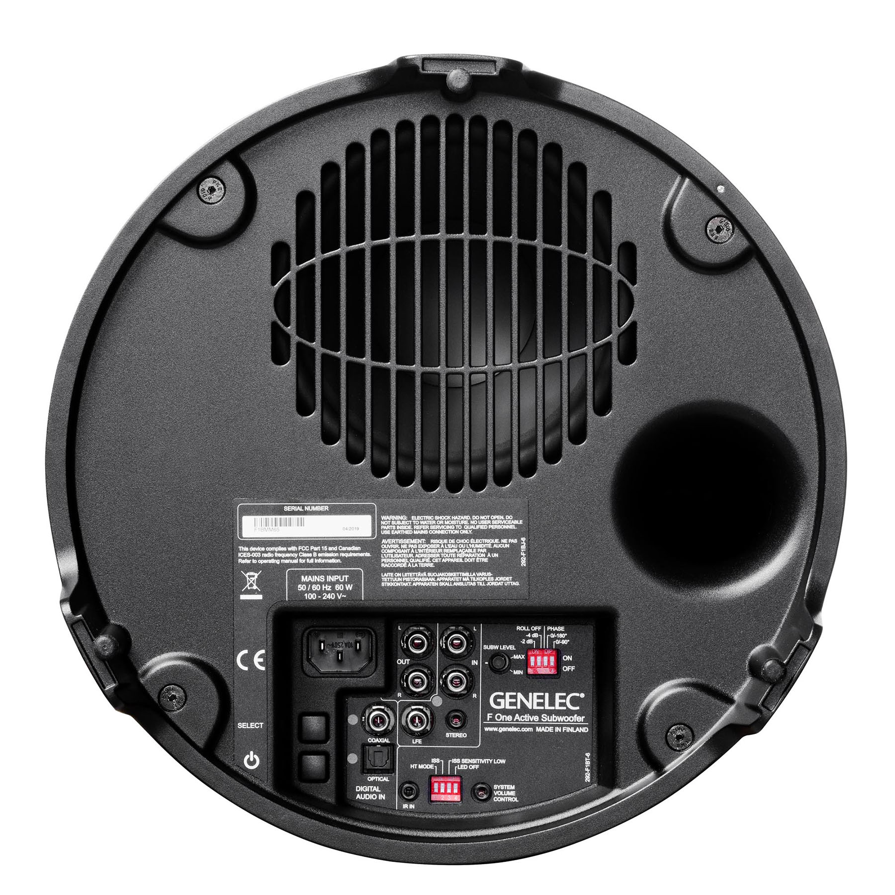 スピーカー・ウーファー GENELEC F One Active Subwoofer F One - Genelec.com