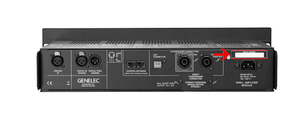 RAM-L serial number location