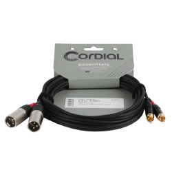 Cable RCA-XLR 3m
