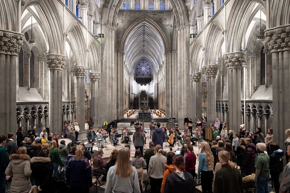 Nidaros cathedral in Trondheim