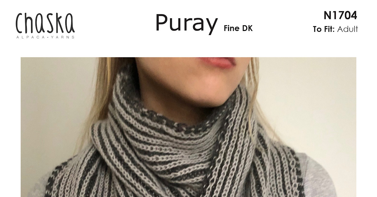Chaska Patterns Naturally Chaska Puray DK Leaflet N1704 - Chaska Yarns | Craftee Cottage