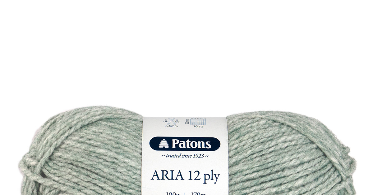 ARIA 12 ply - 7111 - green dream - Patons | Craftee Cottage