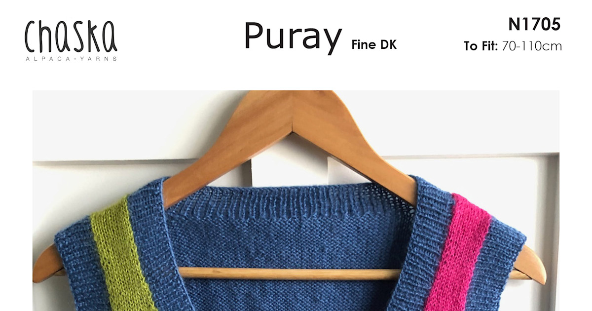 Chaska Patterns Naturally Chaska Puray DK Leaflet N1705 - Chaska Yarns | Craftee Cottage