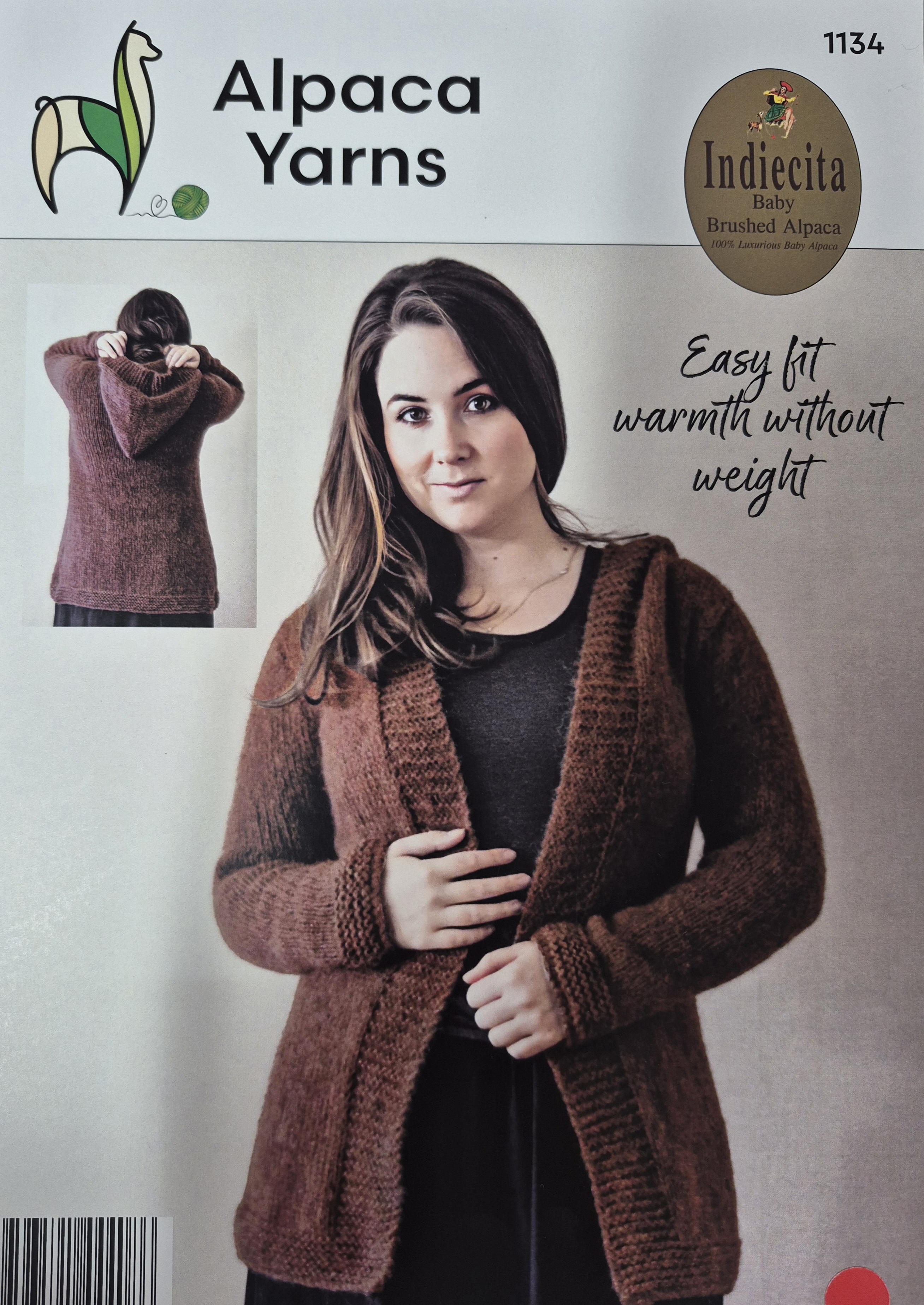 YOKE/7GALPACAWOOL CARDIGANRIBSTITCH KNIT YOKE 7G ALPACA WOOL