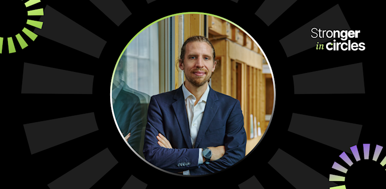 Dominik Campanella, Geschäftsführer und Mitgründer von Concular, im Interview mit circulee über zirkuläres Bauen