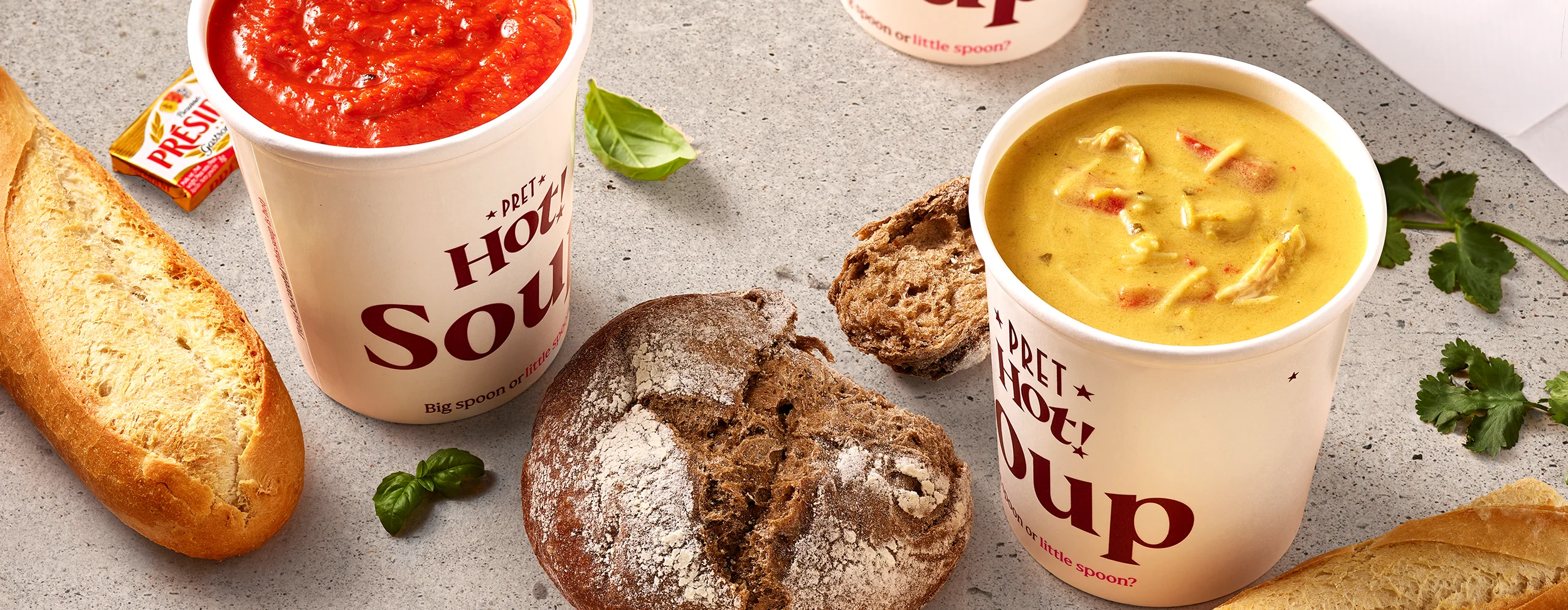Our seasonal soup rota 
