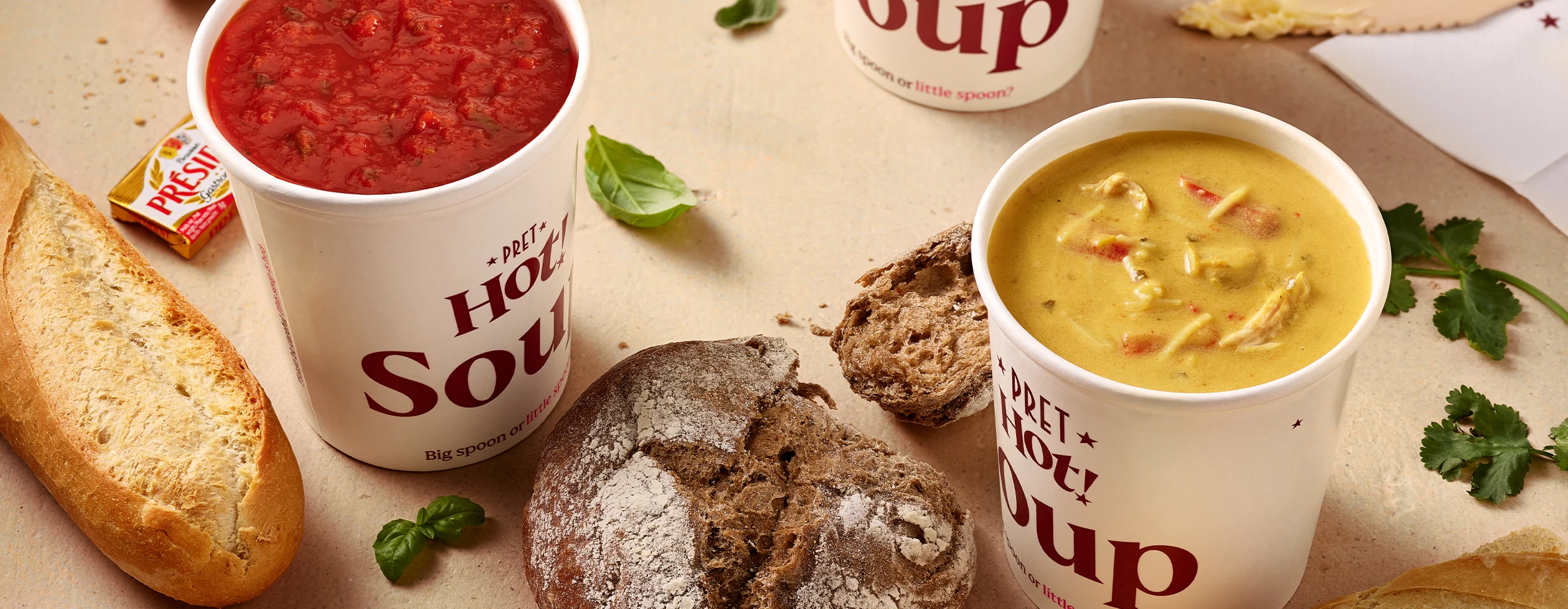Our seasonal soup rota 