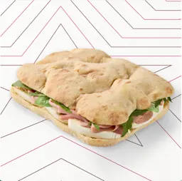 Pinsa Mortadelle, Mozza & Basilic (+1€ de supplément)