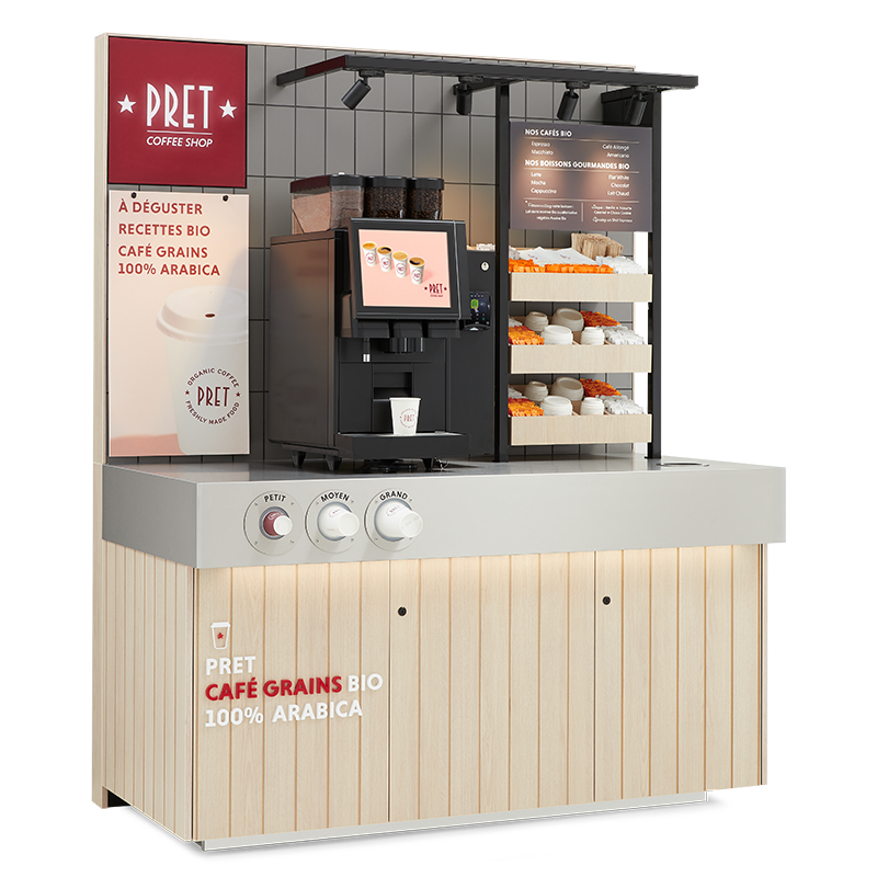 Pret Coffee Shop, une expérience Premium