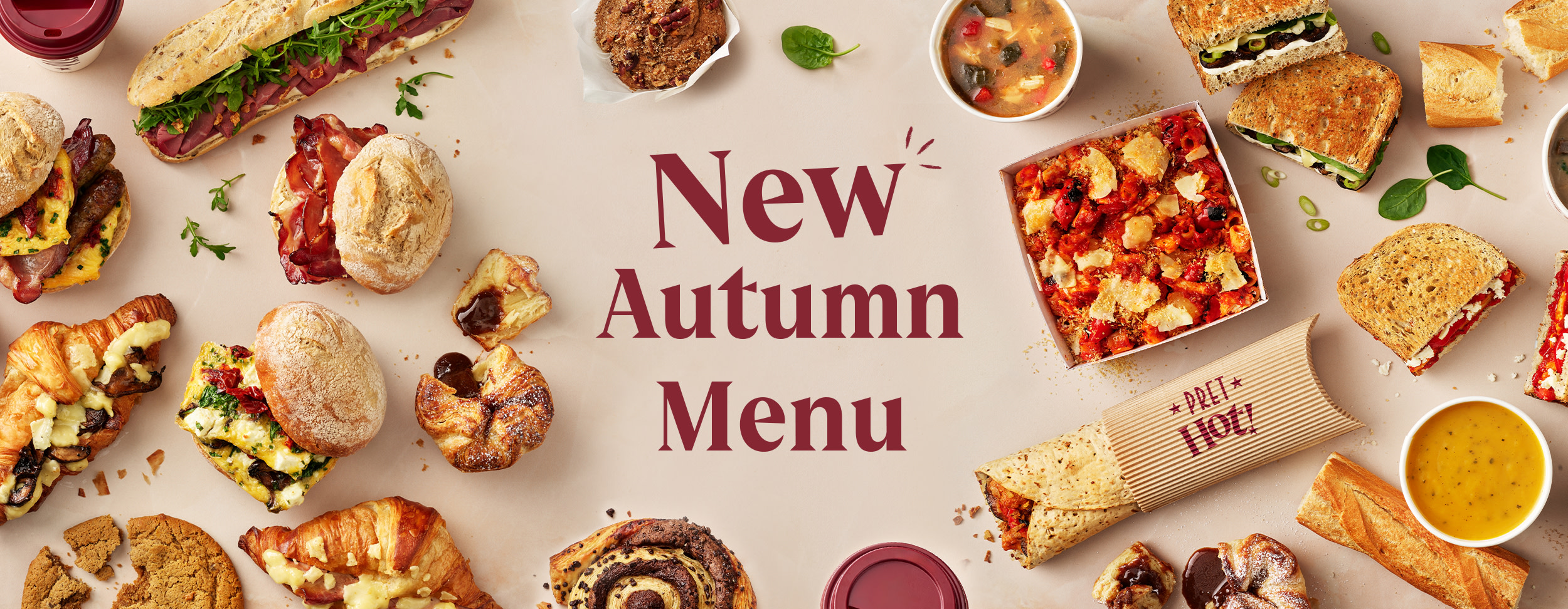 Cosy up to our new Autumn menu