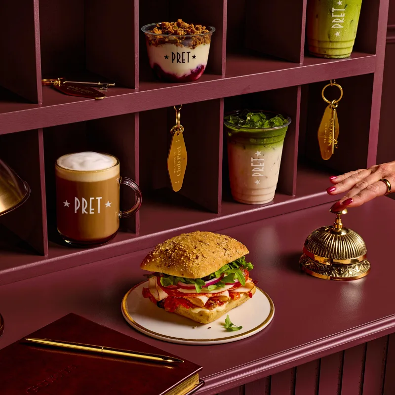 Always on 20% discount across the entire Pret menu