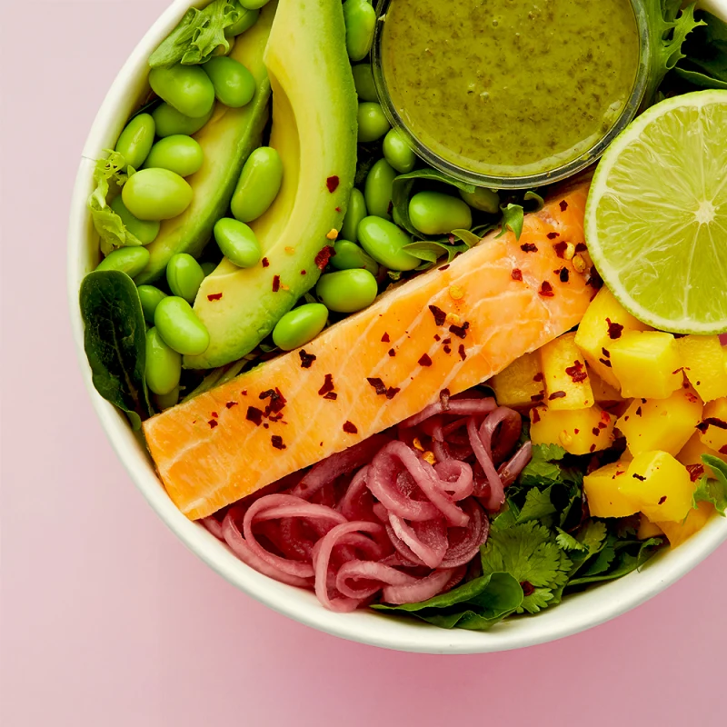 Salmon & Mango Salad